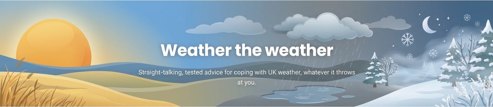 Weather the weather: Straight-talking, tested advice for coping with UK weather, whatever it throws at you.